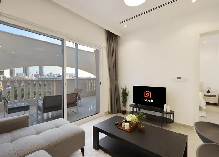 Livbnb-Modern 1Br Oasis With Stunning Terrace, Jvc