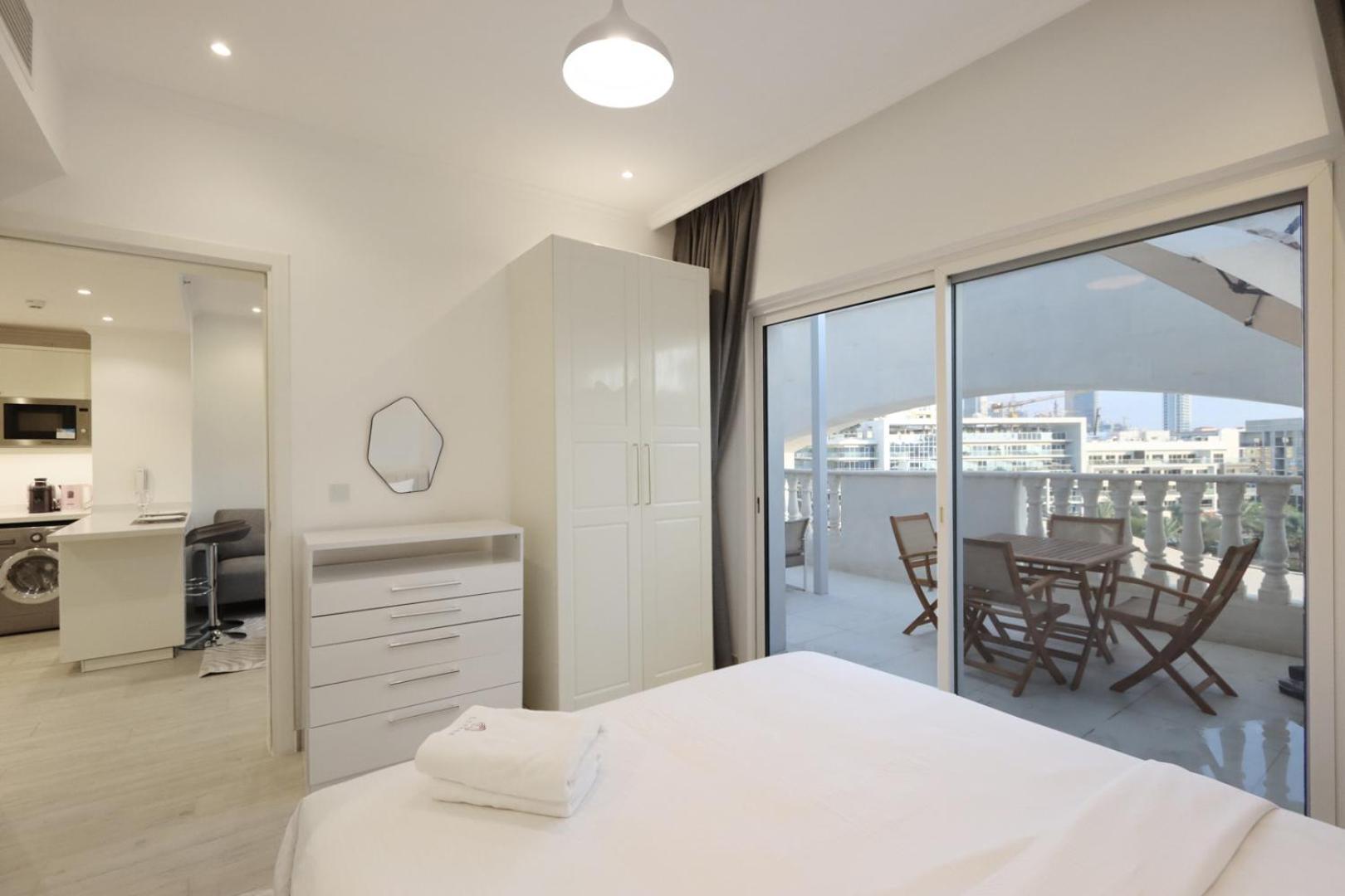 Livbnb-modern 1br Oasis With Stunning Terrace, Jvc Apartment Dubai