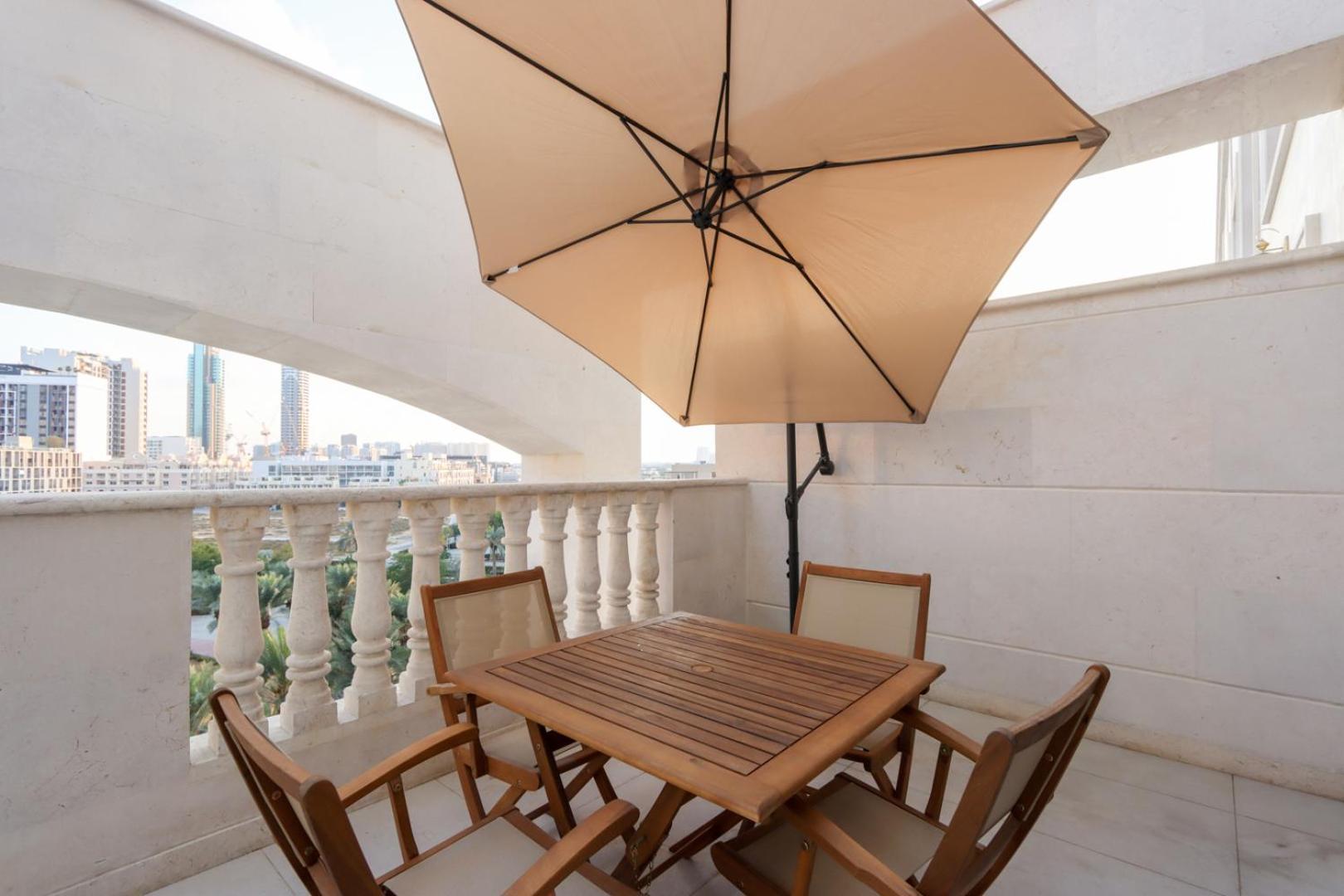 Livbnb-modern 1br Oasis With Stunning Terrace, Jvc Apartment Dubai